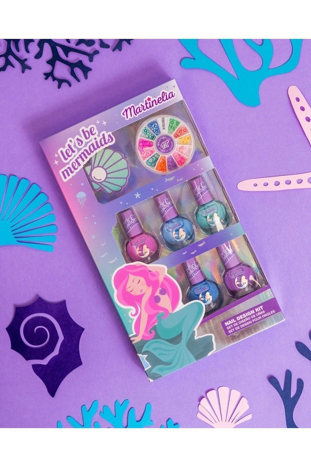Martinelia Let's Be Mermaids Kız Çocuk Oje Ve Tırnak Bakım Seti