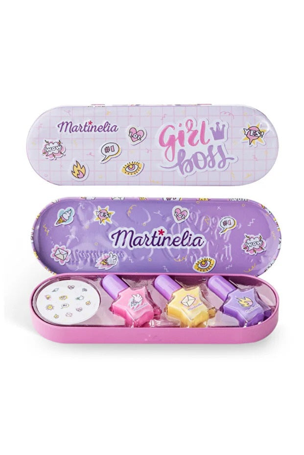 Martinelia kutulu çıkartmalı oje set 12231