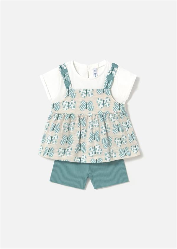 Mayoral kız bebek yazlık şort set 1229