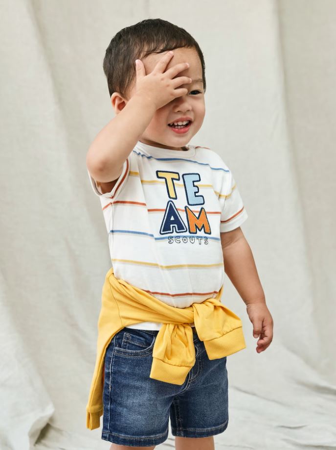 Mayoral erkek bebek denim şort 1241