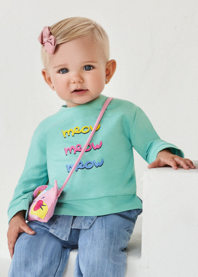 Mayoral kız bebek tişört çanta 2 li set 1492