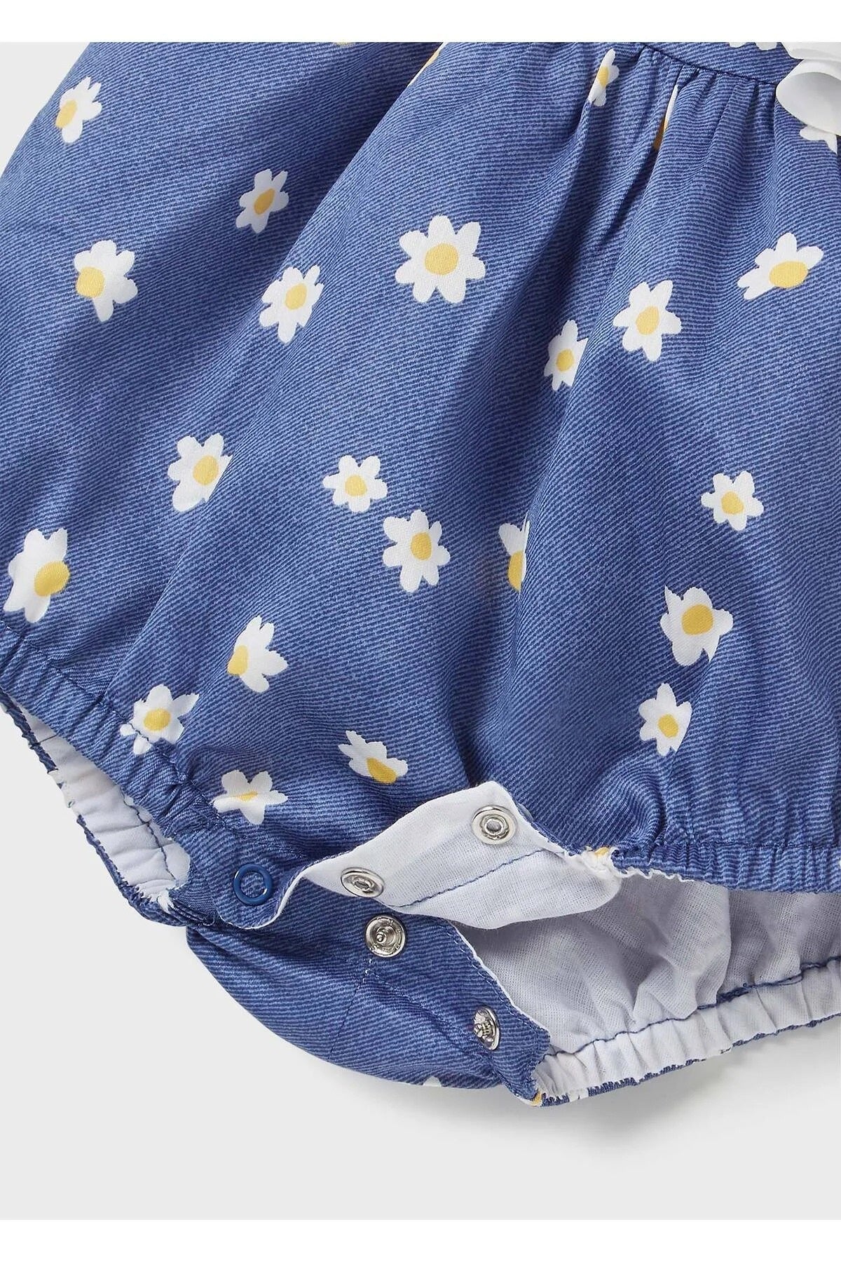 Mayoral kız bebek yazlık denim kısa tulum 1601
