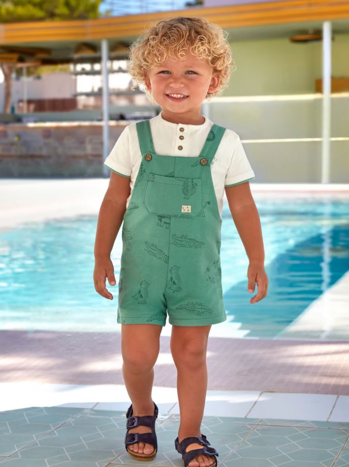 Mayoral erkek bebek tişört şort 2 li set 1652