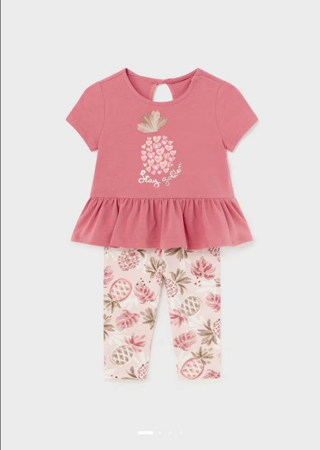 Mayoral kız bebek tişört tayt 2 li set 1734