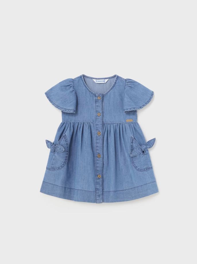 Mayoral kız bebek denim elbise 1924