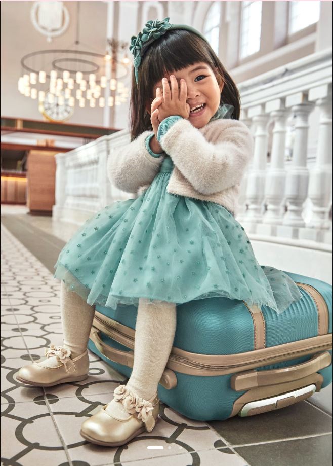 Mayoral kız bebek tül Elbise 2907