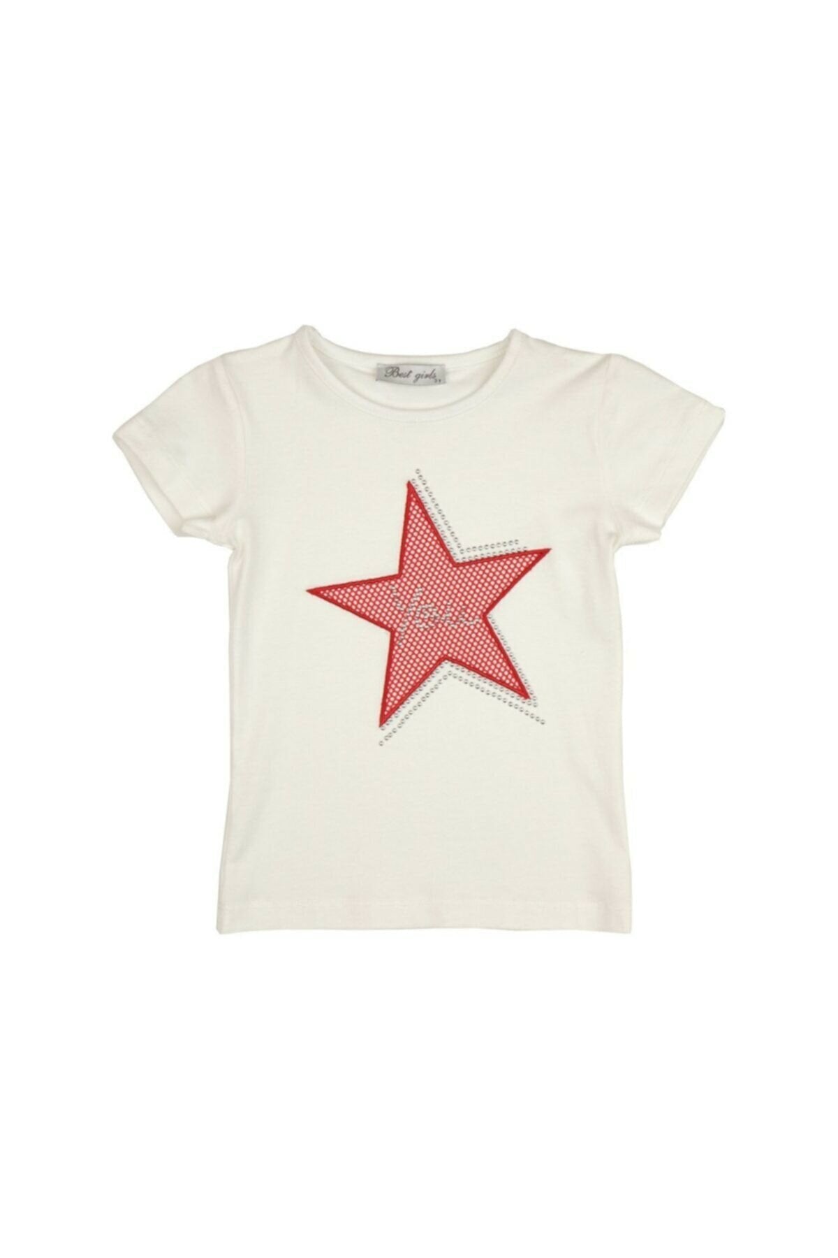 Best kids kız çocuk star t-shırt 3136