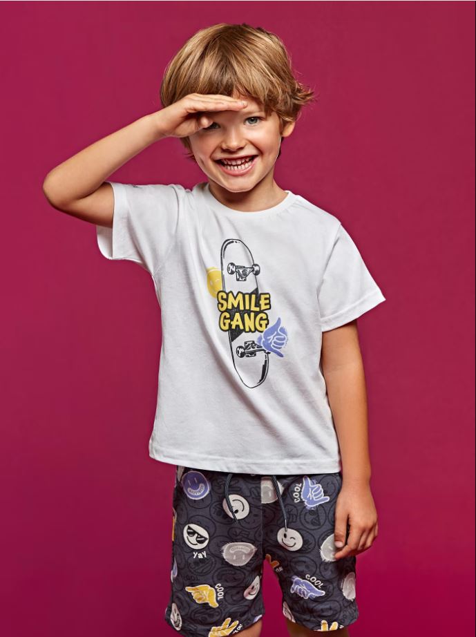 Mayoral erkek çocuk tişört şort 2 li set 3606