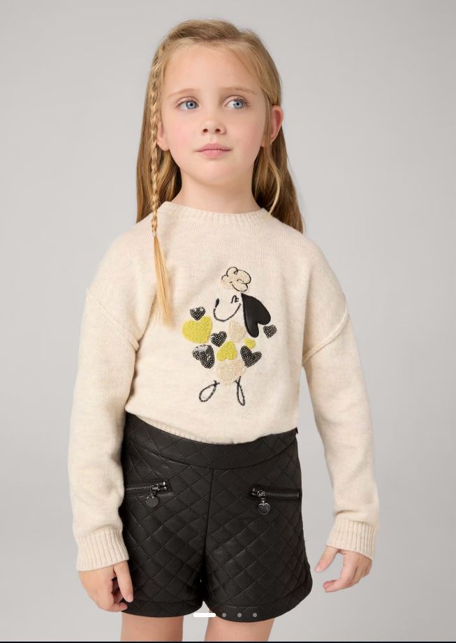 Mayoral Kız Çocuk vinil şort 4218