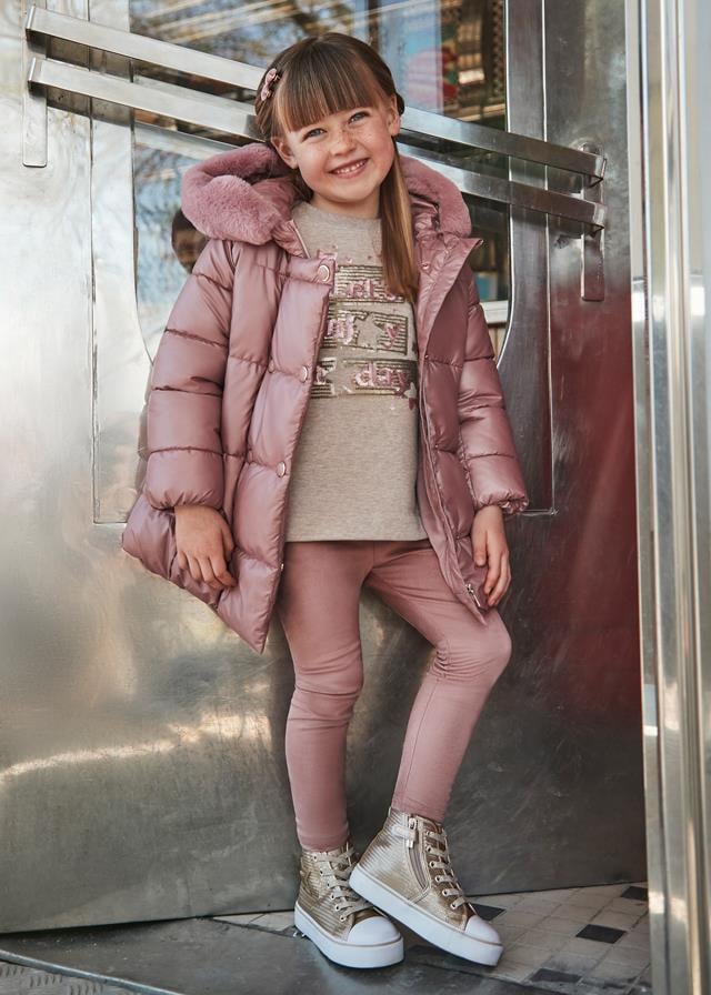 Mayoral kız çocuk sweatshırt süet tayt 2 li set 4709