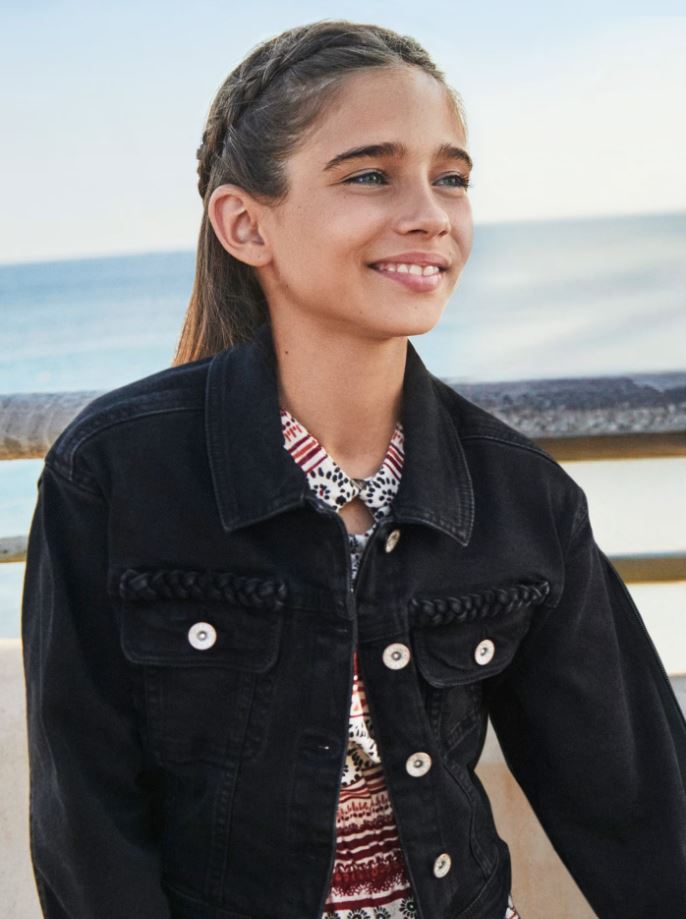 Mayoral kız çocuk denim çeket 6460