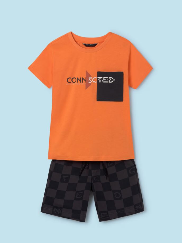 Mayoral erkek çocuk tişört şort set 6668