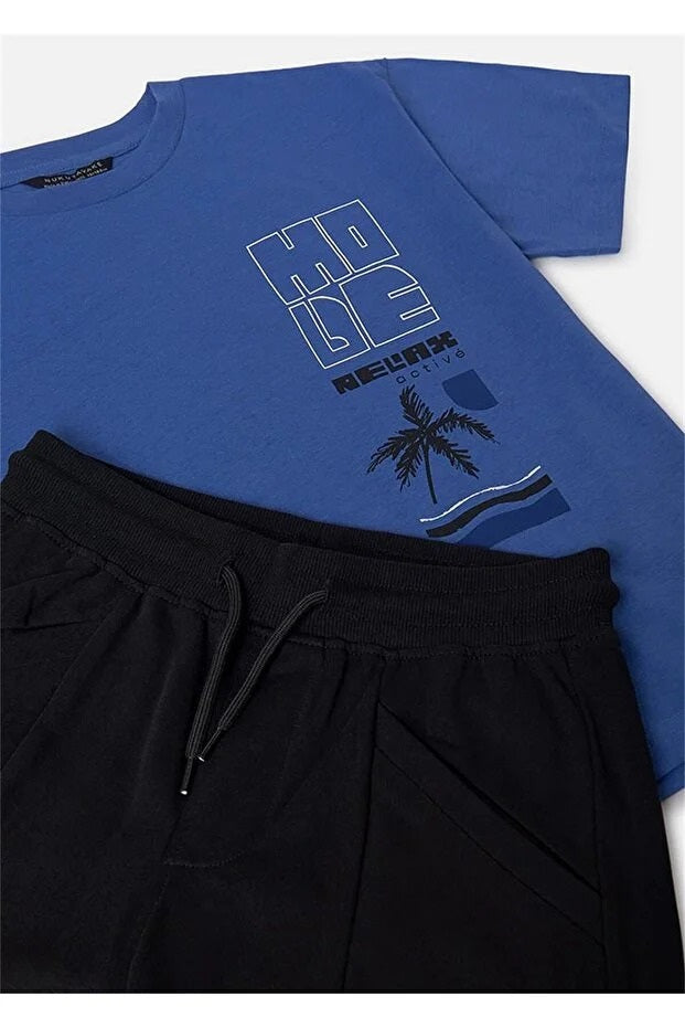 Mayoral erkek çocuk tişört şort 2 li set 6677