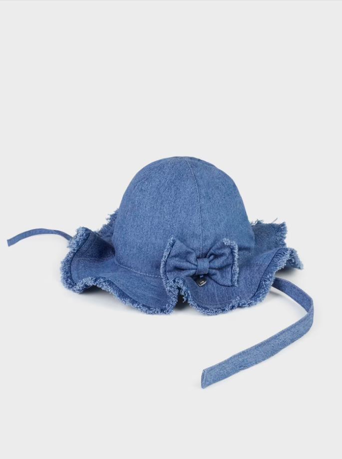 Mayoral kız bebek denim şapka 9720