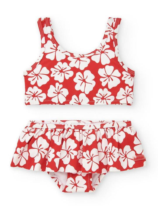 Tuc Tuc Kız Çocuk Çiçek Desenli Bikini Takımı