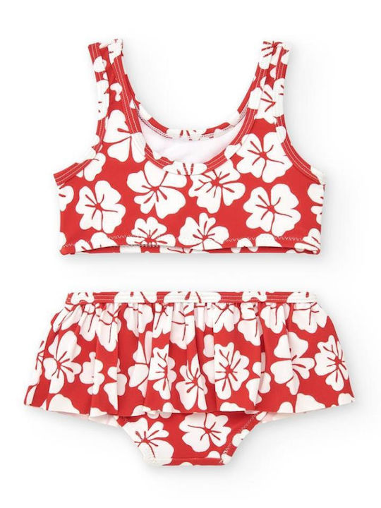 Tuc Tuc Kız Çocuk Çiçek Desenli Bikini Takımı