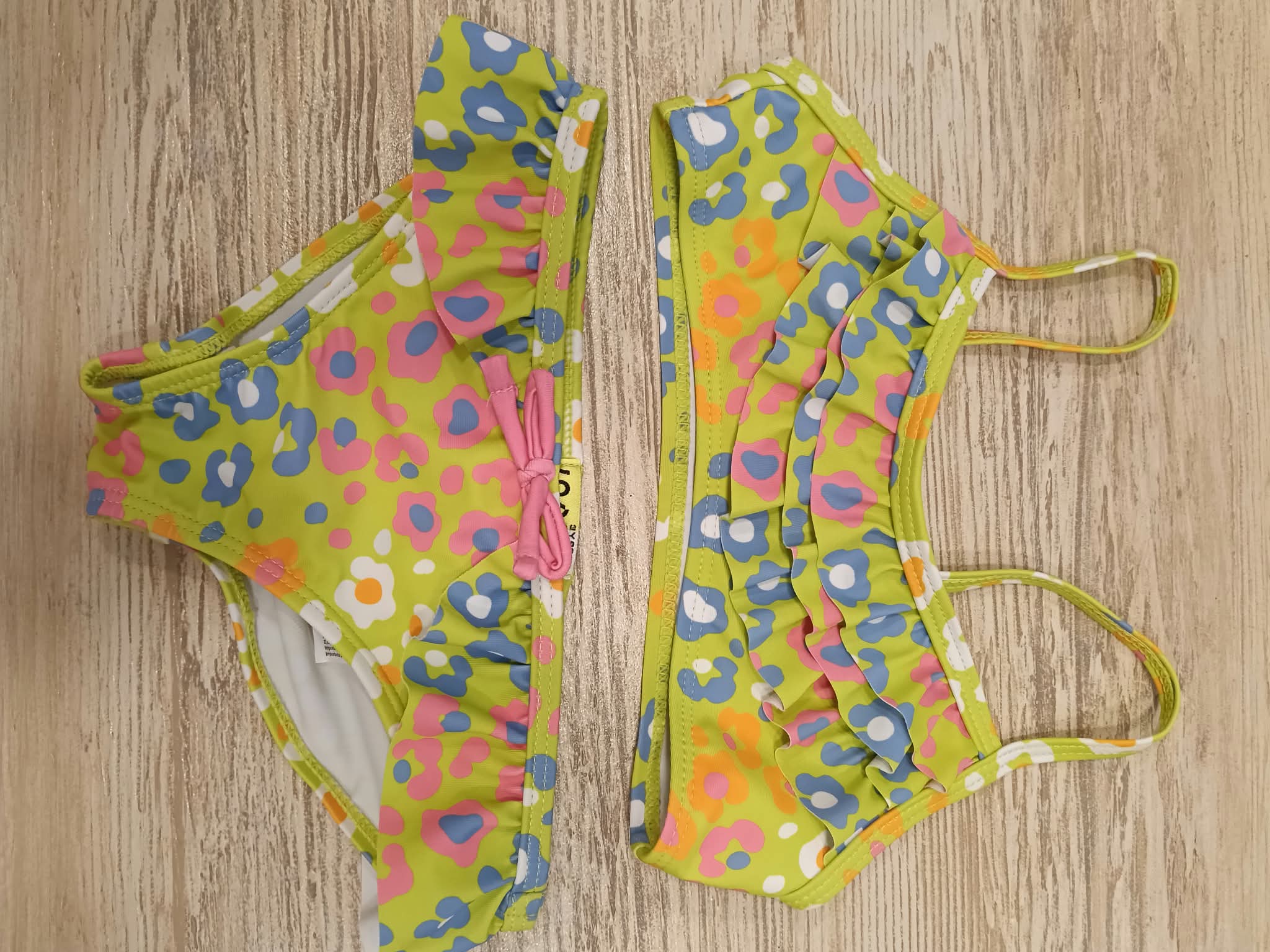 Losan Kız Çocuk Leopar Desenli Bikini Takım