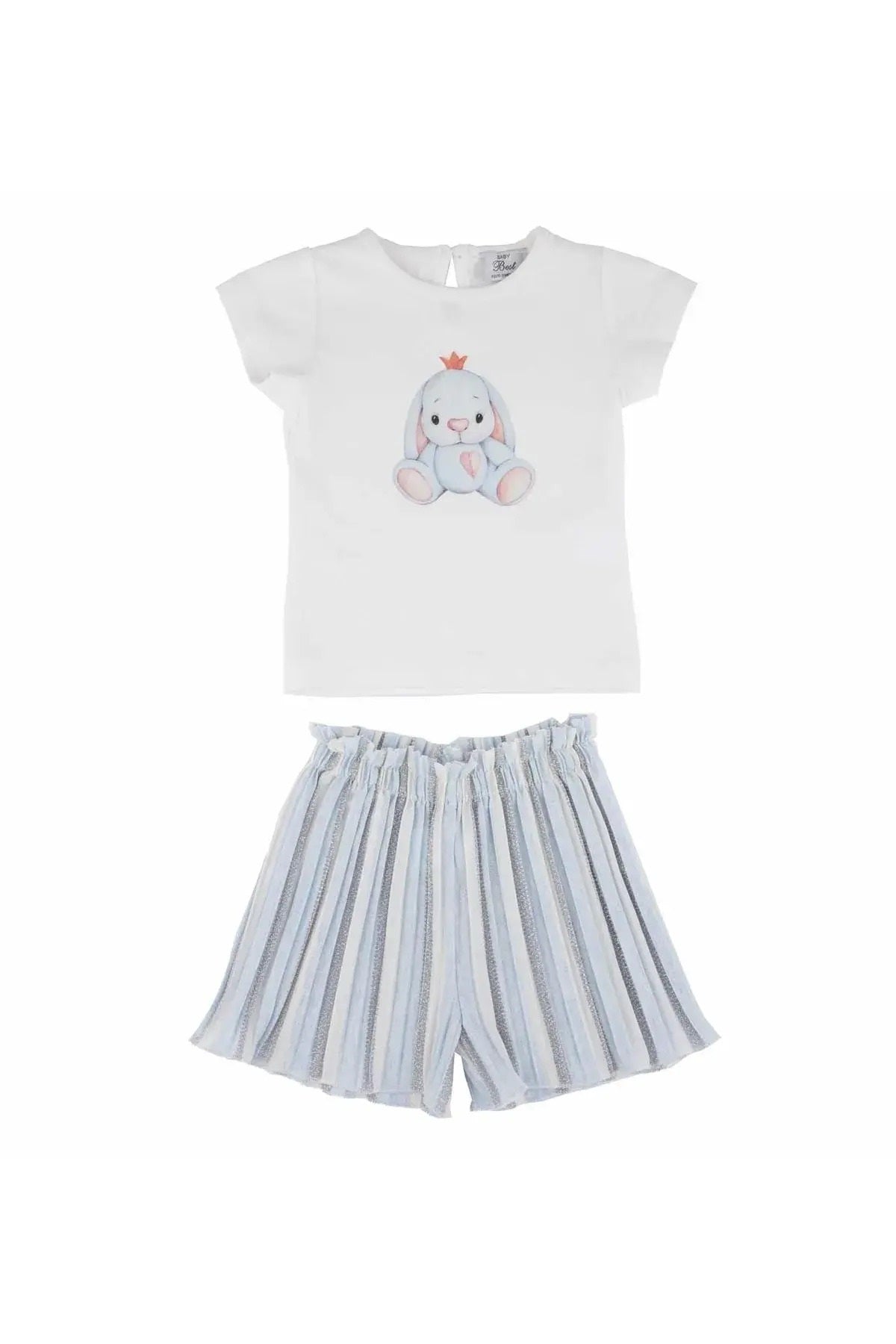 Best kids kız bebek şort tişört 2 li set 10050