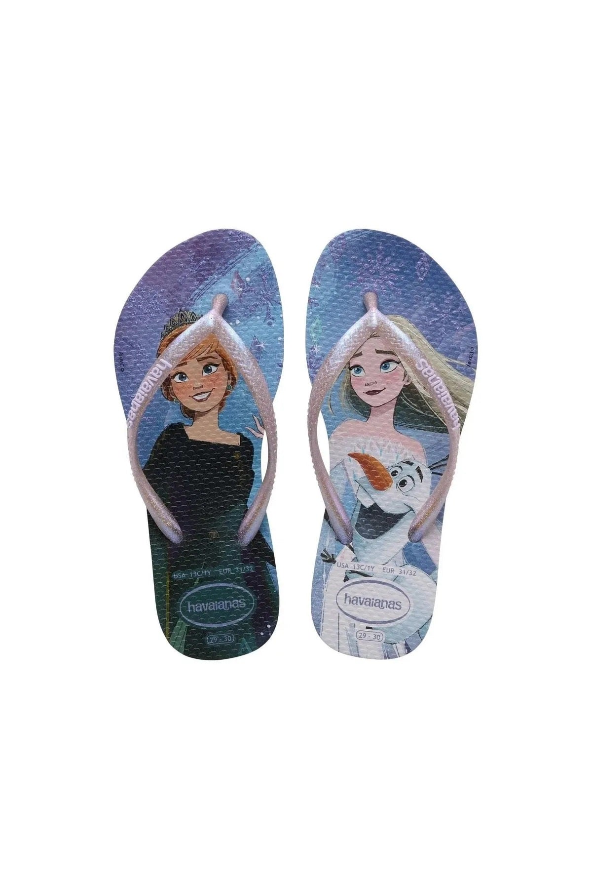 Havaianas -kız Çocuk-frozen-terlik