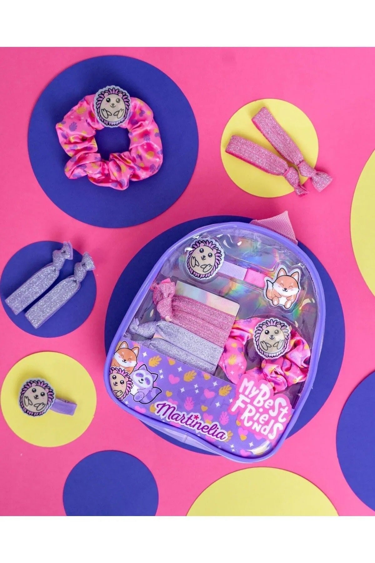 Martinelia Kız Çocuk Sırt Çantalı Toka Seti 80082