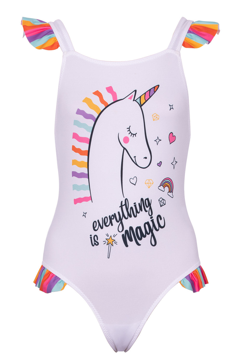 Maggie Unicorn Baskılı Çocuk Mayo