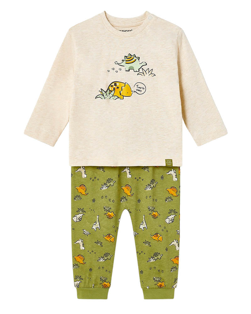 Mayoral Erkek Bebek Dinozor Desenli Pijama Takım 1787