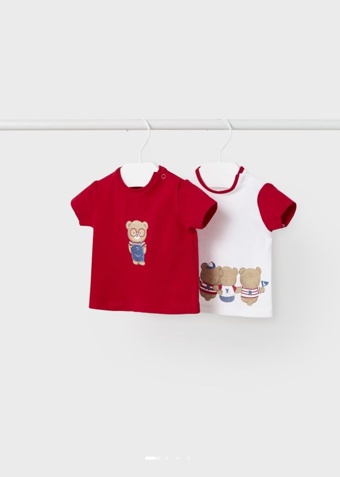 Mayoral erkek bebek yazlık 2 li tişört set 1002