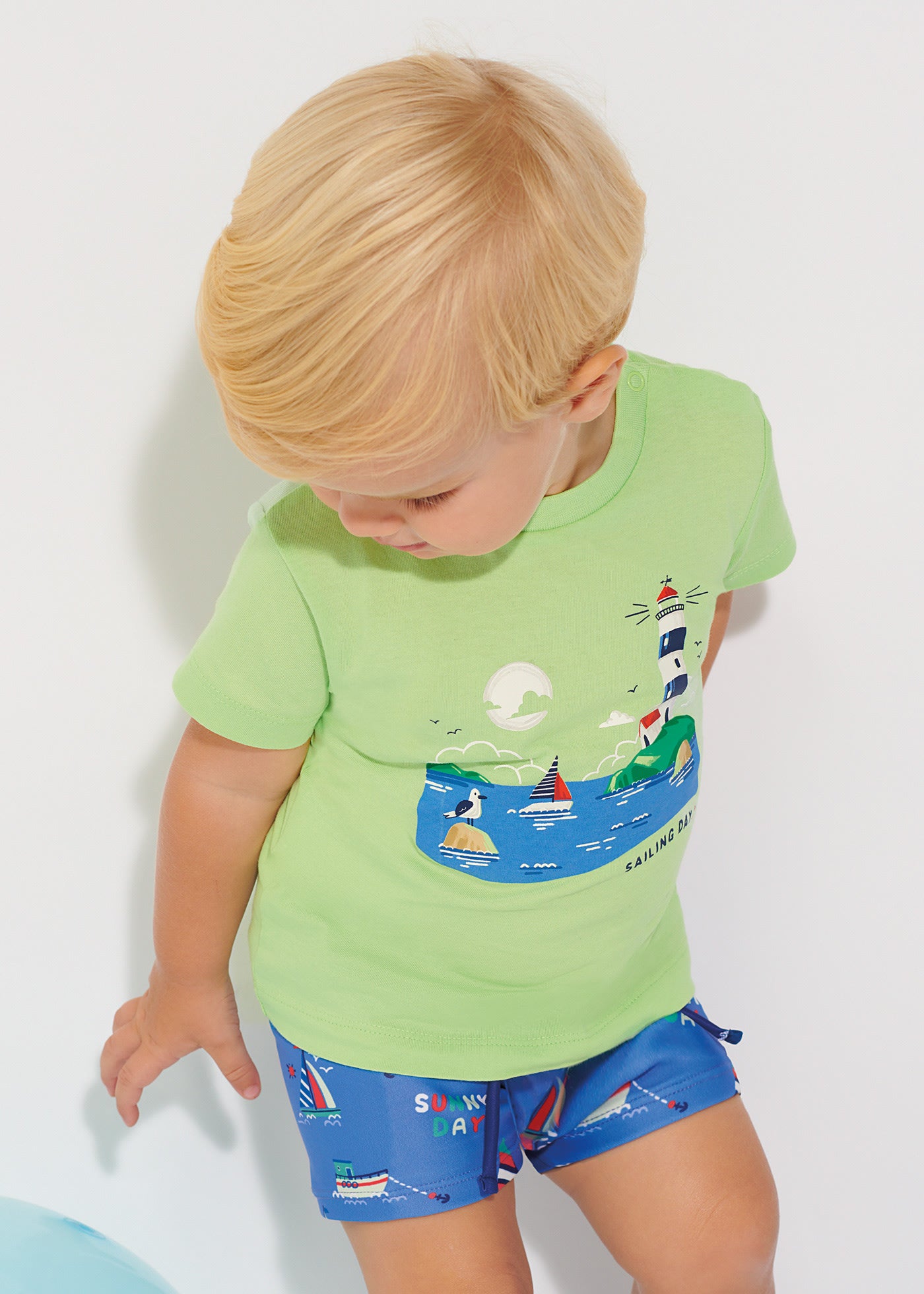 Mayoral erkek bebek yazlık 2 li tişört set 1023