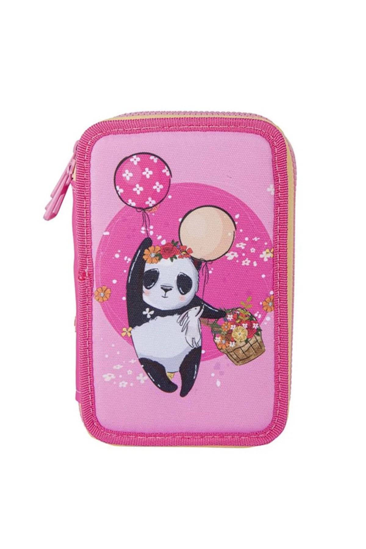 Panda 3 Katlı Kalem Kutusu