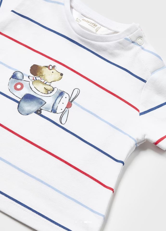 Mayoral erkek  bebek yazlık tişörti set 1001