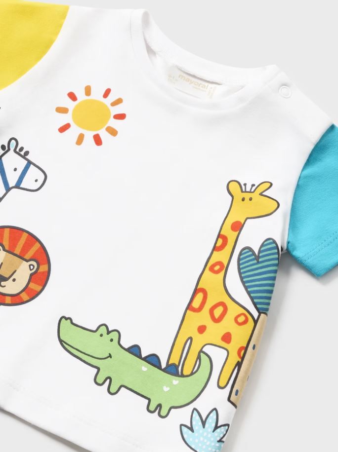 Mayoral erkek bebek 2 li tişört tişört 1002