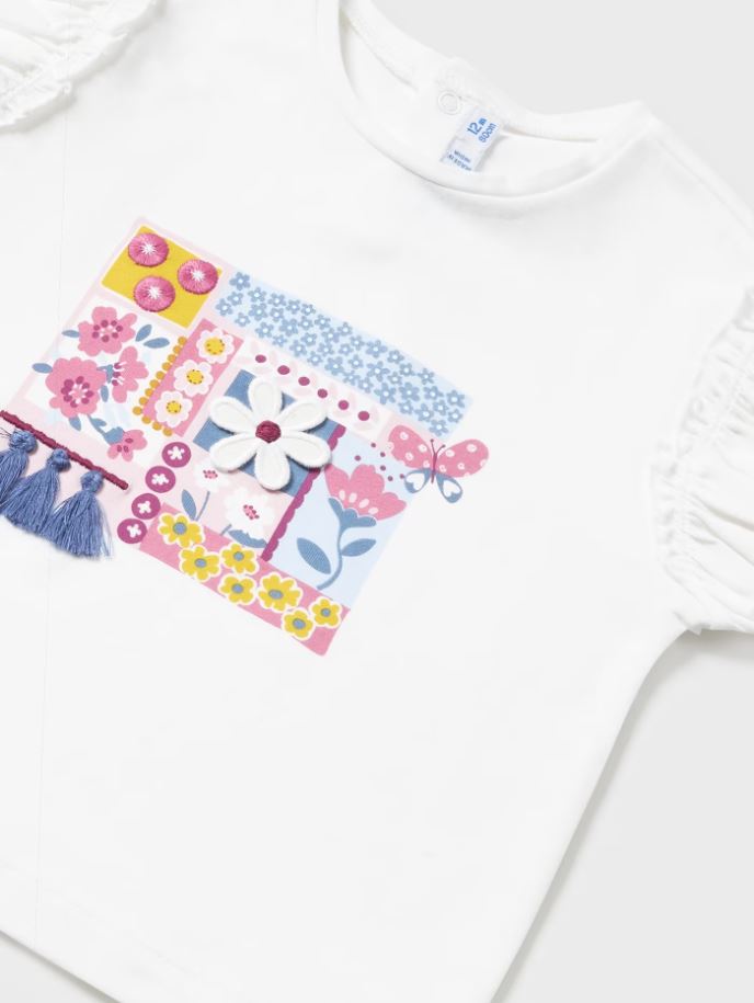 Mayoral kız bebek yazlık  tişört  1010