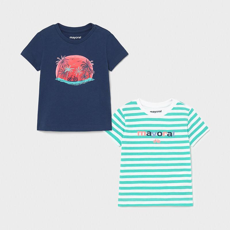 Mayoral erkek bebek 2 li t-shırt set 1015