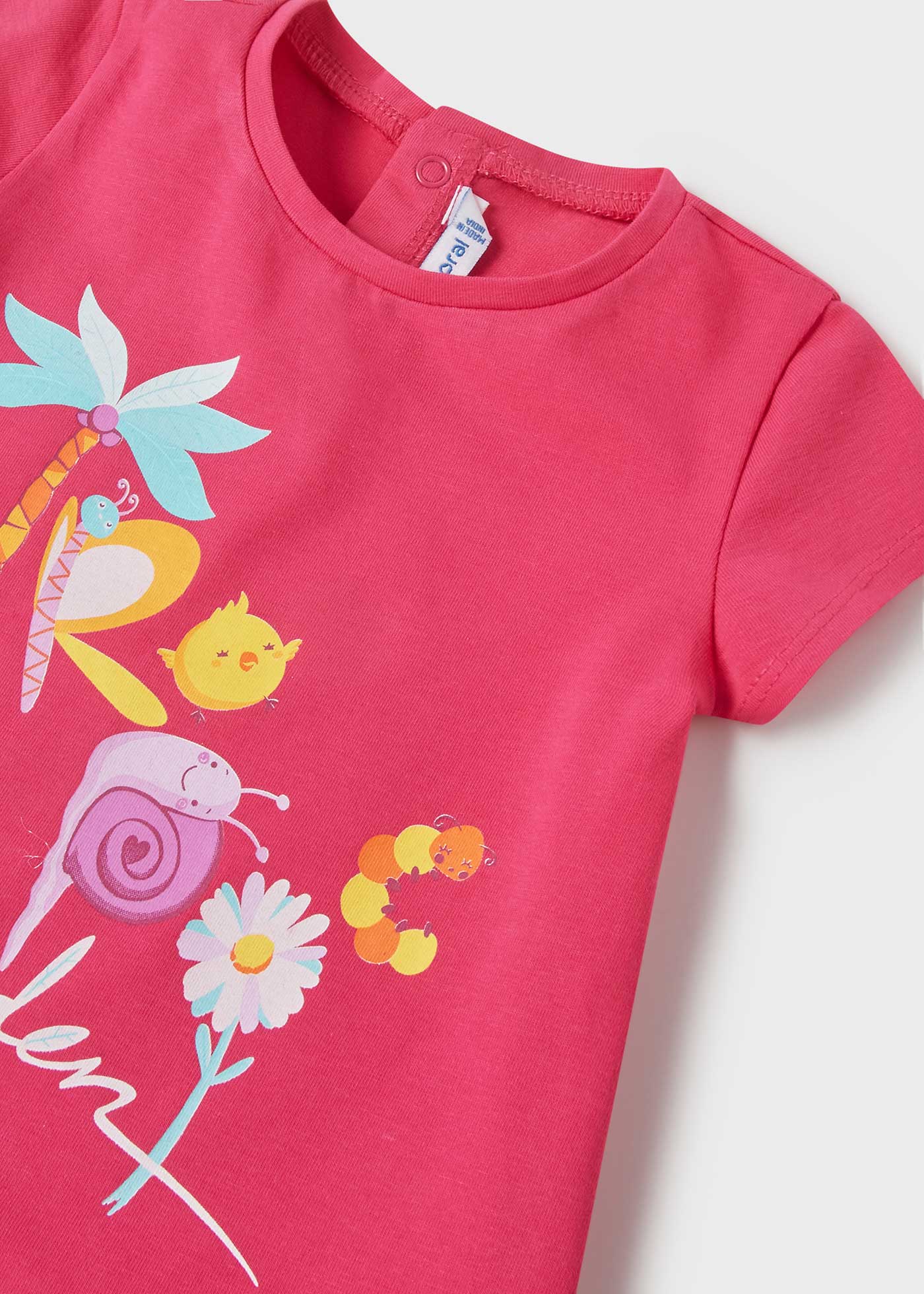 Mayoral kız bebek baskılı tişört 1033