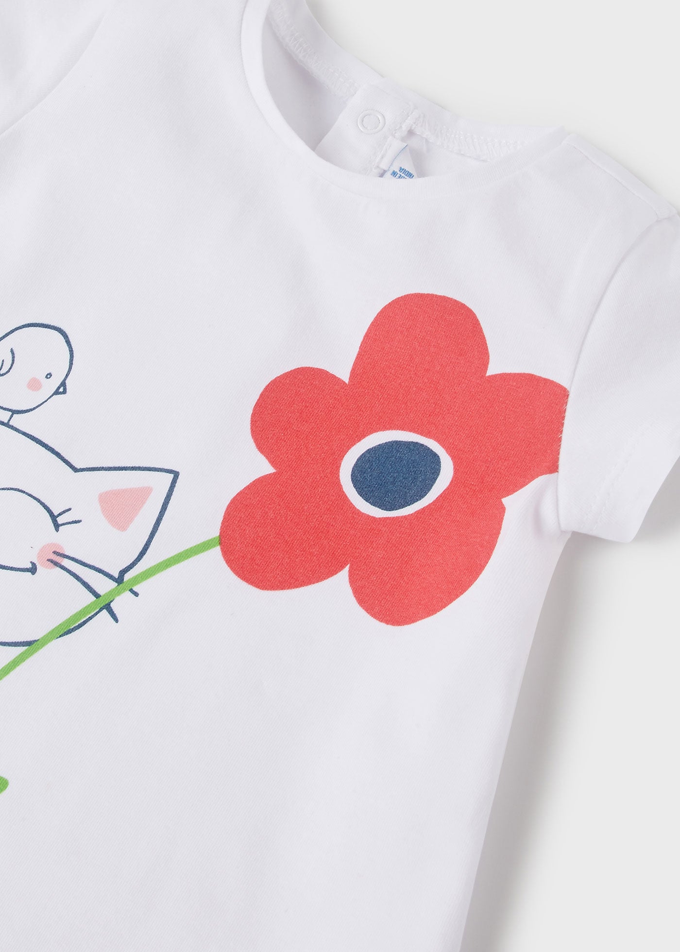 Mayoral kız bebek baskılı tişört 1033