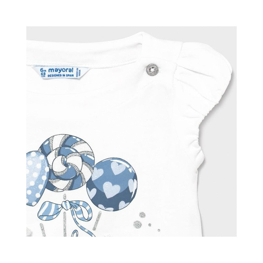 Mayoral kız bebek tişört 1081