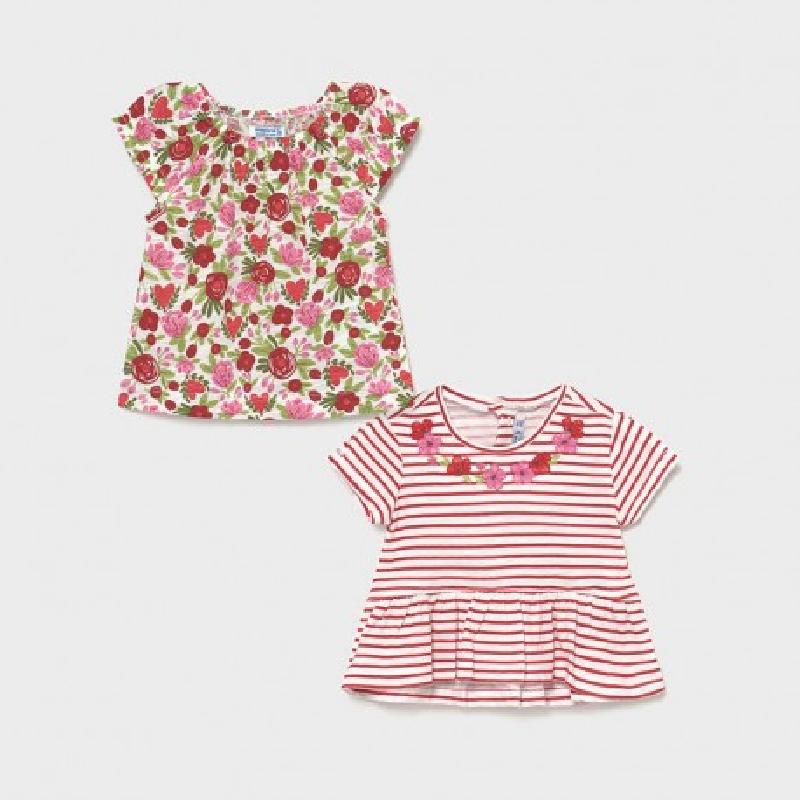 Mayoral kız bebek  2 li t-shırt set