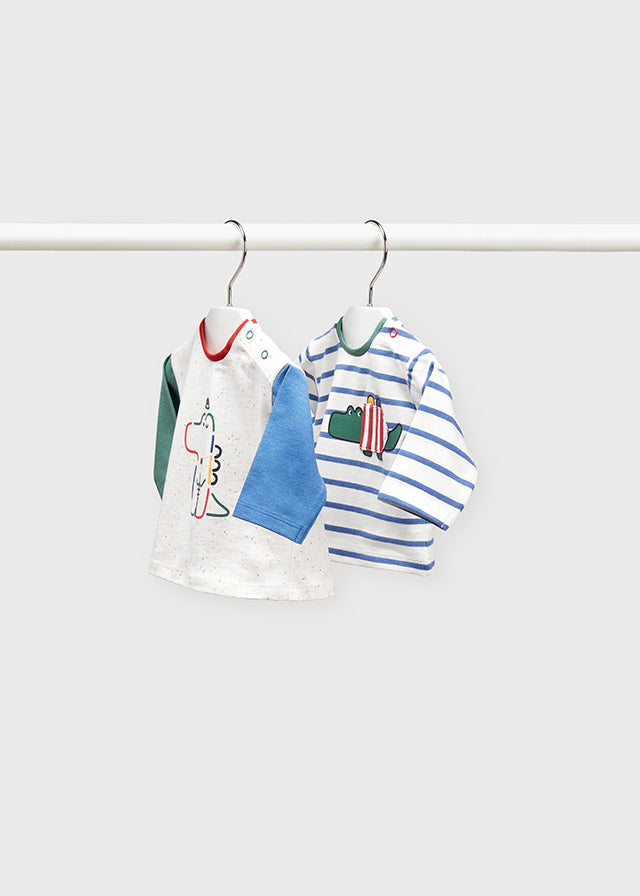 Mayoral erkek bebek yazlık 2v li tişört set 1096