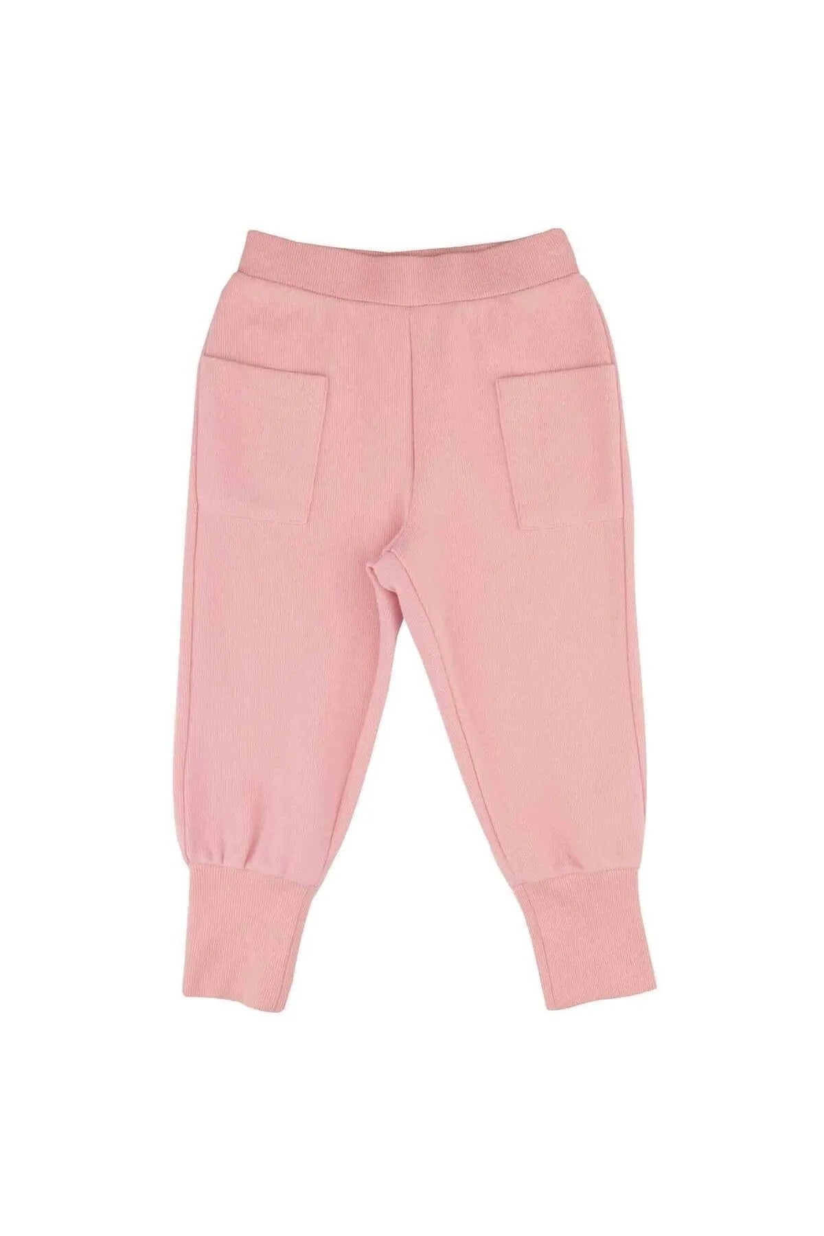 Best kids Kız Çocuk Yumuşak Dokulu Jogger Pantolon 12023