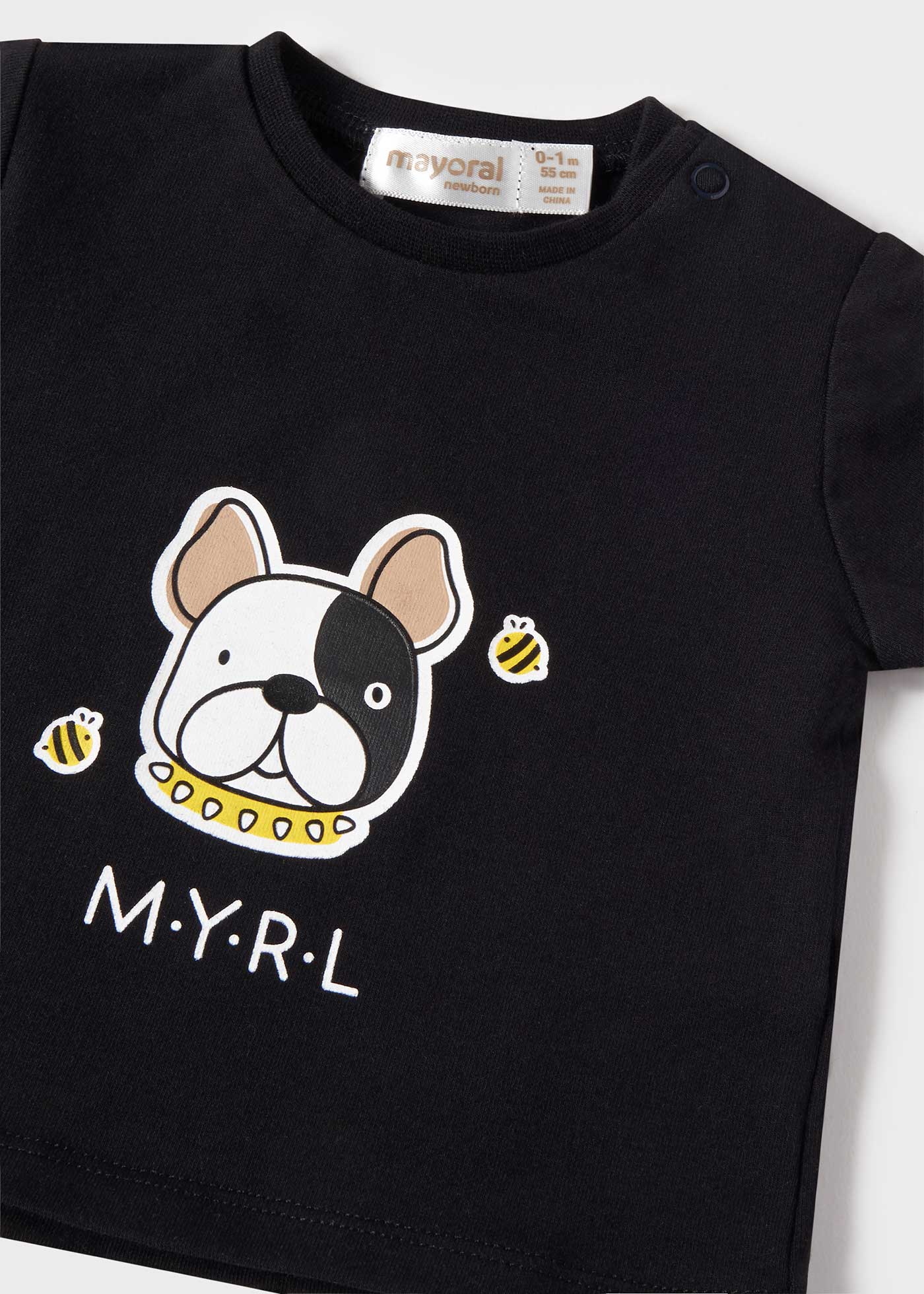 Mayoral erkek bebek tişört şort  2 li set 1217