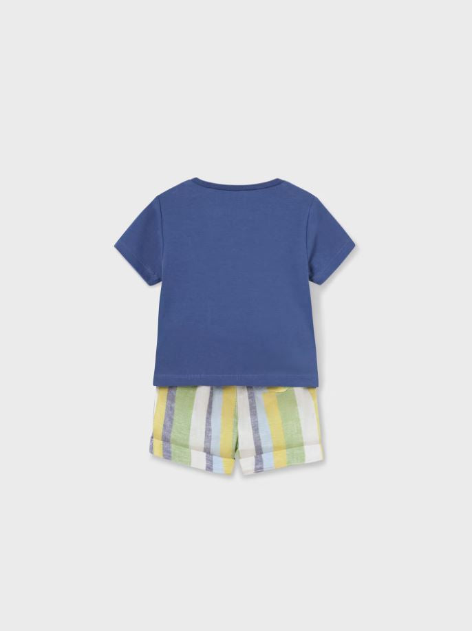 Mayoral erkek bebek  şort  tişört  set  1223