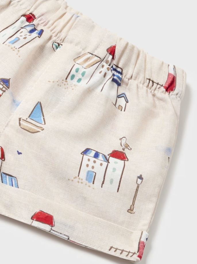 Mayoral erkek bebek  şort  tişört  set  1223