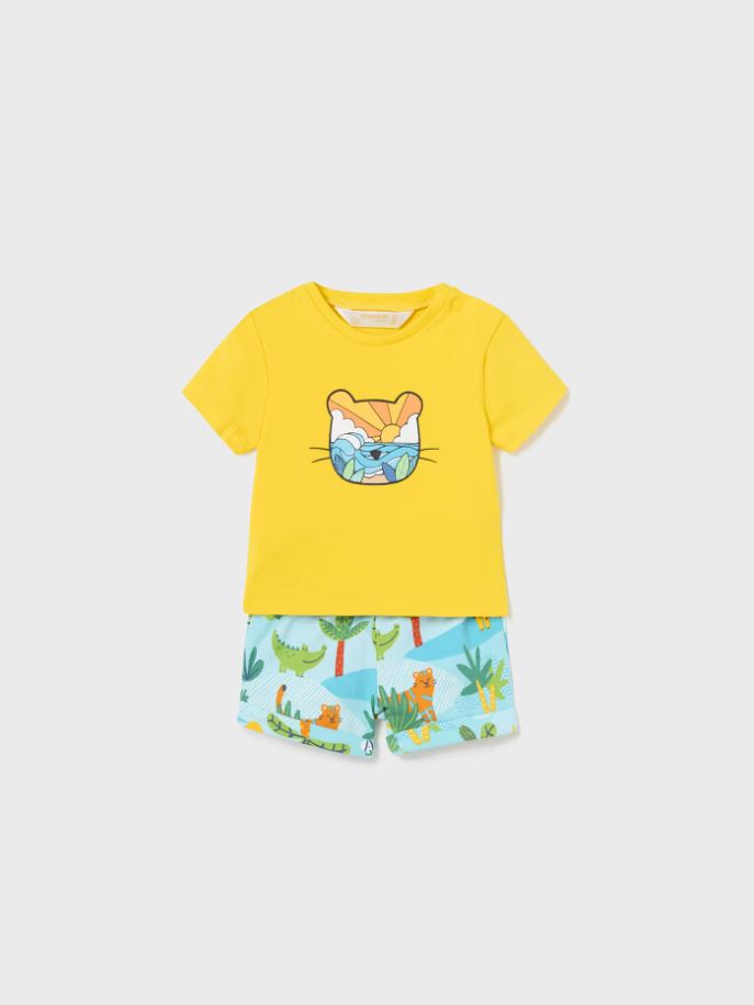 Mayoral erkek bebek  şort  tişört  set  1224