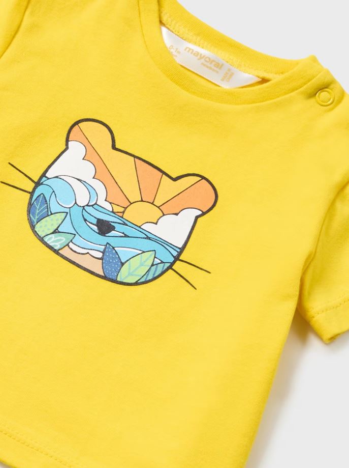 Mayoral erkek bebek  şort  tişört  set  1224