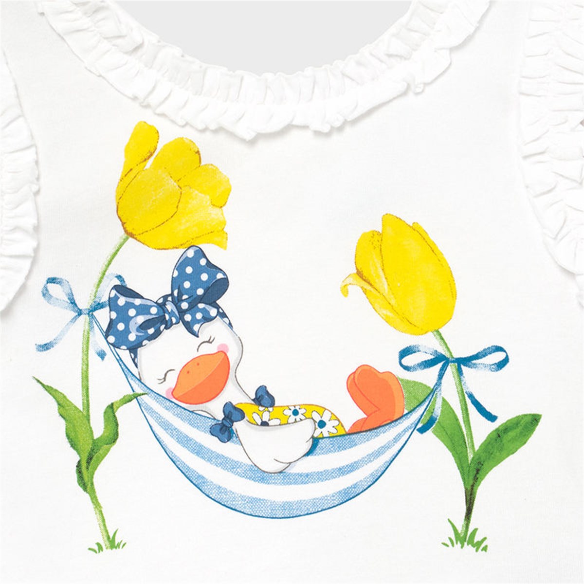 Mayoral kız bebek tişört şort 2 li set 1228