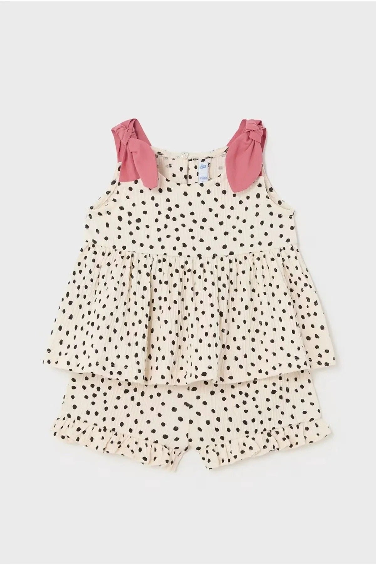 Mayoral kız bebek yazlık şort bluz 2 li set 1228