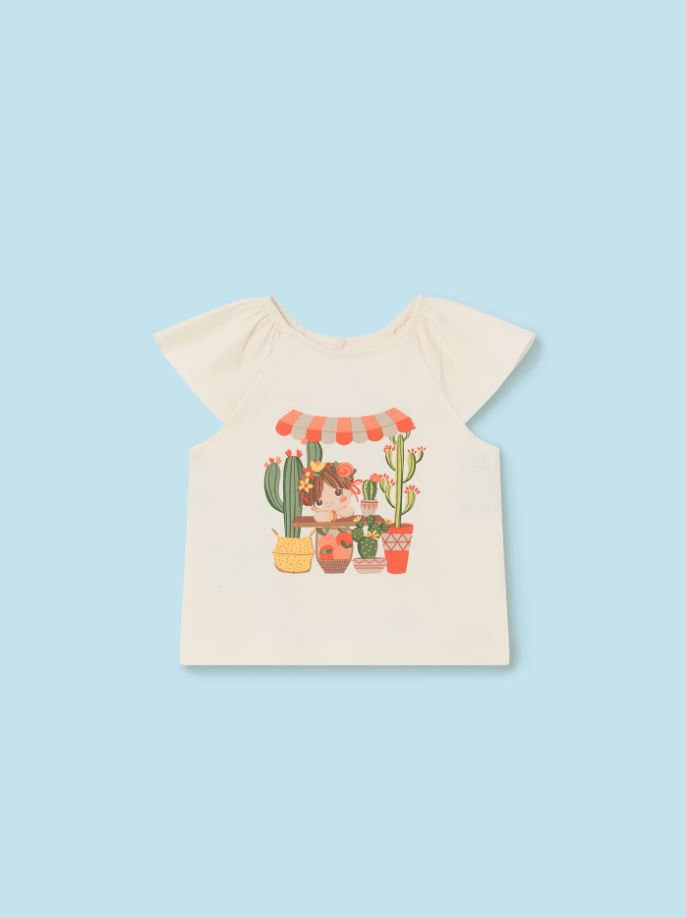 Mayoral kız bebek 3 lü şort set 1229