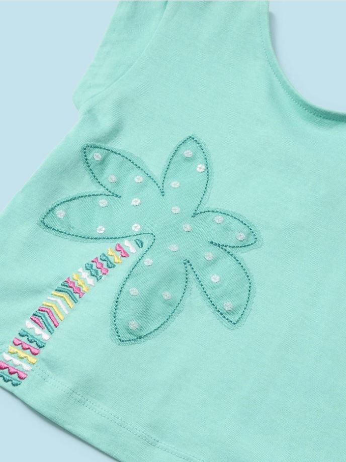 Mayoral kız bebek tişört şort 2 li set 1231