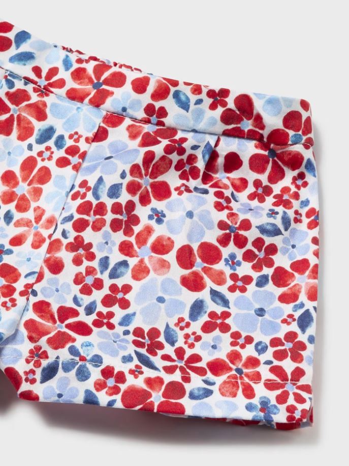 Mayoral kız bebek tişört şort set 2 li set 1234