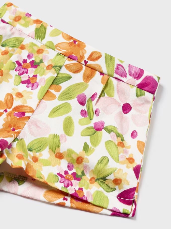 Mayoral kız bebek tişört şort set 2 li set 1234